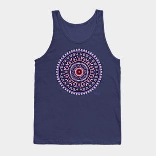 Midnight Festival Mandala Tank Top